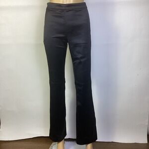 Babaton Ten by Babaton Aritzia Sundance Pant Black Flared Satin size 2